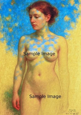 Firmado SMR Original 2 de 2 Edición Prueba de Artista Desnudo Mujer Moderno A2 Impresión Artística Foto 1 de 4