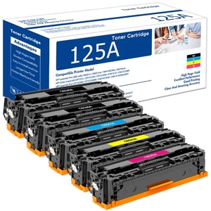 Toner Compatible with HP 125A CB540A Laserjet CP1215 CP1518ni CM1312 MFP lot - Picture 1 of 9