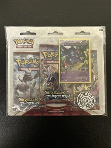 POKEMON TCG: XY Breakthrough Sableye Factory Sealed 3-PACK Blister Set New - Picture 1 of 2