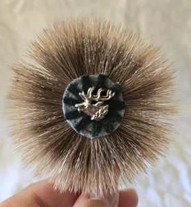 Hutanstecker Rehradl Reh Haar mit Hirschkopf - Bild 1 von 3