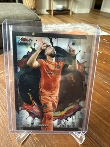 2024 TOPPS FINEST MLS HECTOR HERRERA HOUSTON DYNAMO RARE REFRACTOR #267 - Picture 1 of 3