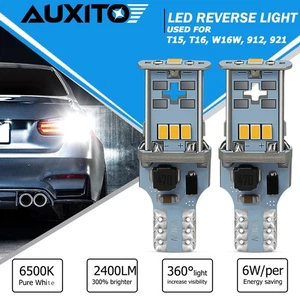 AUXITO LED Bombillas de Respaldo Inverso T15 912 921 Blanco Extremadamente Brillante 6000K - Imagen 1 de 16