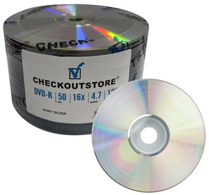 Lote Grado A 16X DVD-R 4,7 GB Plata Brillante (Envoltura Retráctil) - Imagen 1 de 2
