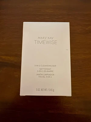 Barra de limpieza Mary Kay TimeWise 3 en 1 con plato rosa nueva en caja barra sellada descontinuada Foto 1 de 4