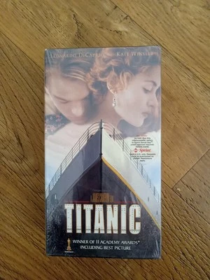 Titanic 1997 Movie VHS 2 Cassette Box Set Factory Sealed New In Box - Image 1 of 4