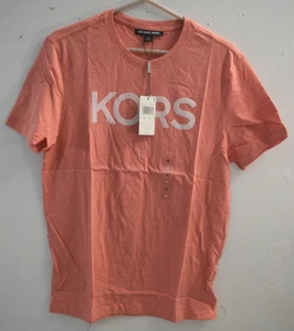 Camiseta para hombre Michael Kors con logotipo gráfico talla mediana amapola brezo 👍 - Imagen 1 de 6