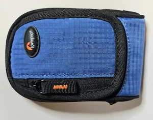 2 Lowepro Ridge 30 Blue Digital Camera Small Bag Case Unused Belt Loop And Strap - Picture 1 of 8