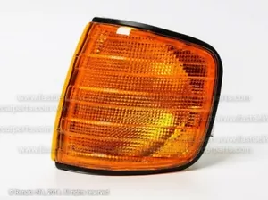 Front Indicator Light Lamp yellow Mercedes S klas C126 SEC COUPE 1980-1991 LEFT - Picture 1 of 3