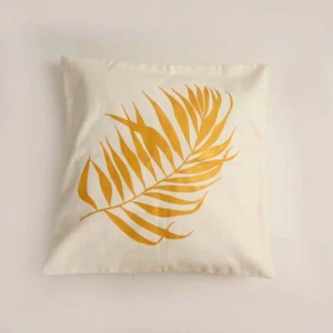 Spring seasonal Golden Palm Pillow Covers 18X18Inch Throw Pillow Case 18 inch - Picture 1 of 2