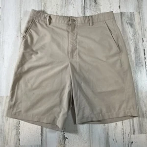 Footjoy FJ Men’s Athletic Chino Golf Shorts Size 34 Sport Tan Beige Khaki - Picture 1 of 8