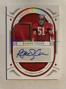 2023 National Treasures RANDY CROSS “Lasting Legacies” PATCH & AUTO /10 - Picture 1 of 2