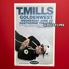 T.MILLS+2011+Original+11x17+Concert+Promo+Street+Poster.+Portland+Oregon.