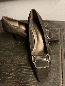 Pre Owned Ann Taylor Leather Shoes With Heels For Women - Picture 1 of 6
