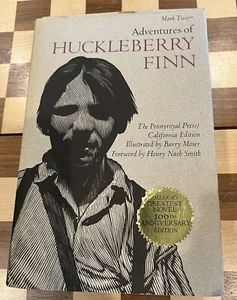 VG 1985 HC DJ First Edition Huckleberry Finn Mark Twain Barry Moser U.C. Press - Picture 1 of 13