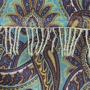 Abito donna vintage taglia S frange perline Y2K anni 90 boho maglia strati festival western - Foto 1 di 24