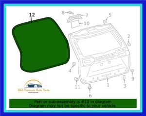 New Genuine Toyota OEM 19-23 RAV4 Hatch Liftgate Rear Door Seal Weatherstrip - Picture 1 of 1