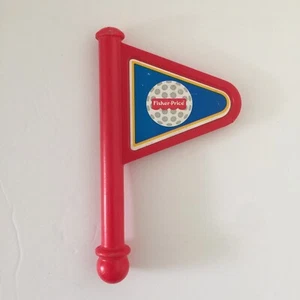 Fisher Price rote Golf Flagge - 7" hoch - Bild 1 von 2