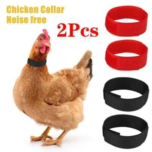2 Pieces Anti Screaming Rooster Collar Chicken Collars For Chicken Duck - Picture 1 of 14