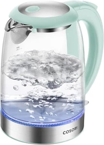 Electric Kettle, No Plastic Filter & Spout, Stainless Steel Inner Lid, Tea Kett - Picture 1 of 31