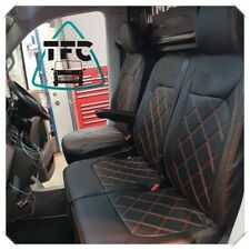 SEAT COVERS FOR MAN TGE 2+1 FULL ECO LEATHER AND DIAMOND STITCHING BESPOKE SEATS