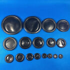 100PCS Single side rubber coil black sheath dust waterproof sealing leather ring