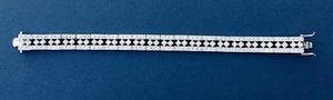 Cubic Zirconia sterling silver tennis bracelets - Picture 1 of 1