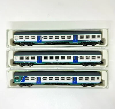 LK TRAIN Set 3 carrozze MDVC Xmpr Con Pilota FS scala n nuova By Fratix