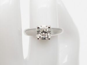 $26,000 Tiffany & Co 1.44ct VS2 I LUCIDA CUT Diamond Platinum Wedding Ring PAPER