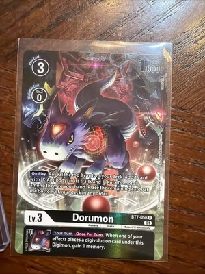 Digimon TCG - Next Adventure Dorumon BT7-056 Rare FOIL Alt Art NM - Image 1 of 2
