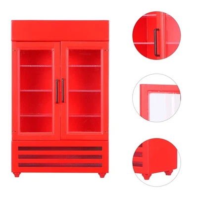  Miniatur-Puppenhaus-Gefrierschrank, Mini-Getränkekühlschrank, - Bild 1 von 4