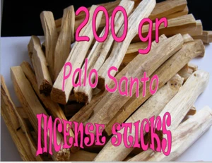 PALO SANTO 🌕ORGANIC Incense/Clearing/Smudge sticks X 200gr + 3ml Palo Santo Oil - Picture 1 of 11