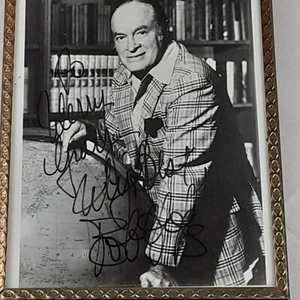 Bob Hope handsignierter personalisierter Bilderrahmen Comedian Schauspieler nicht authentifiziert - Bild 1 von 4