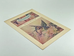 Antique 1896 The Little Folks Paper Pamphlet Booklet Brochure Print Book L1 - Picture 1 of 5
