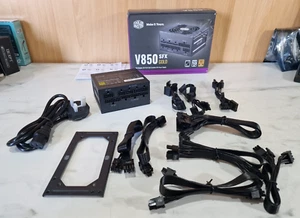 Coolermaster V850 SFX 80+ Gold Full Modular Gaming PSU Power Supply Fully tested - Afbeelding 1 van 10