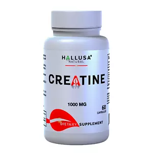 Creatine Monohydrate Capsules 1000 mg - Bodybuild - Muscle Growth - 60 Capsules - Picture 1 of 8