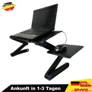Laptop Ständer Aluminium Notebook Tablet, höhenverstellbar, klappbar, faltbar DE - Afbeelding 1 van 9