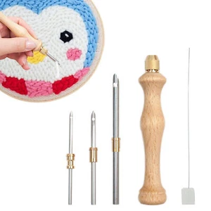 Stickstärke Punch Nadel Set DIY NEWING PEN KIT Stricktierhandwerk Craft Tool - Bild 1 von 9