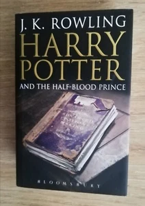 J K ROWLING HARRY POTTER AND THE HALF BLOOD PRINCE 1/1 UK HBDJ 2005 ADULT EDITN - Picture 1 of 4