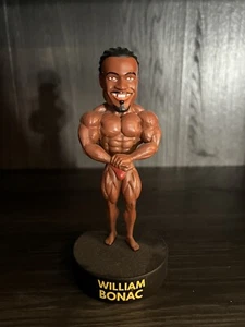 William Bonac IFBB pro Iron Idols Figurine Collectible Muscle 6in RARE - Picture 1 of 2