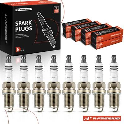 8x Bujías de iridio y platino para Audi A8 Quattro 2003 S8 4,2 L 0,027-0,031 Foto 1 de 4