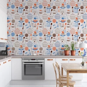 10m VLIES Tapeten Rollen Esszimmer Tee Kaffee Kannen Tassen Ornamente XXL 3919 - Bild 1 von 4