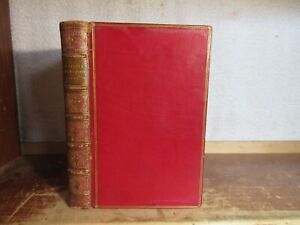 Old ANECDOTE BIOGRAPHY OF WILLIAM PITT / EDMUND BURKE Leather Book 1862 BRITISH