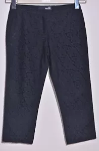 Moschino Love Women's Black Cotton Capri Pants Size 30 - Picture 1 of 6