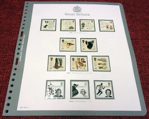 Gran Bretagna - 1996 - Annata completa nuova (MNH) - su fogli Bolaffi a taschine - Foto 1 di 6