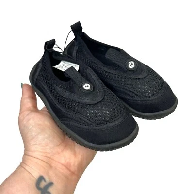 Calcetines de agua sin cordones negros óxido nuevos sin etiquetas zapatos niños pequeños 5 Foto 1 de 4