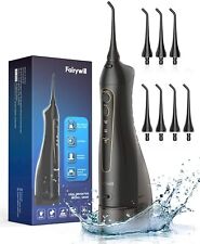 Fairywill Cordless Water Flosser Oral Irrigator 3 Modes Water Jet Tooth Cleaner