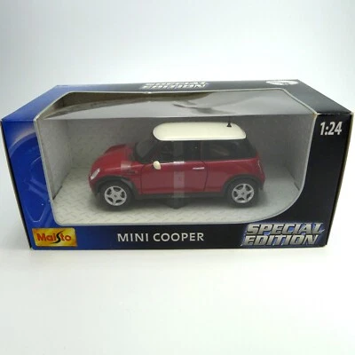 Maisto Special Edition Red/White Die Cast Mini 1:24 - NIB Discontinued - Image 1 of 4