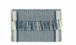Sierra Fransen gewebte Quaste Clutch Tasche, Etui von Shiraleah marineblau oder schwarz wählbar - Bild 1 von 9