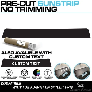 Parasole pretagliato compatibile con visiera vinile parabrezza Fiat Abarth 124 Spyder - Foto 1 di 6