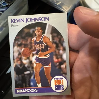 Aros de la NBA 1990-91 - ¡¡¡Kevin Johnson #238 adelante en el frente error!!! Raro  Foto 1 de 2
